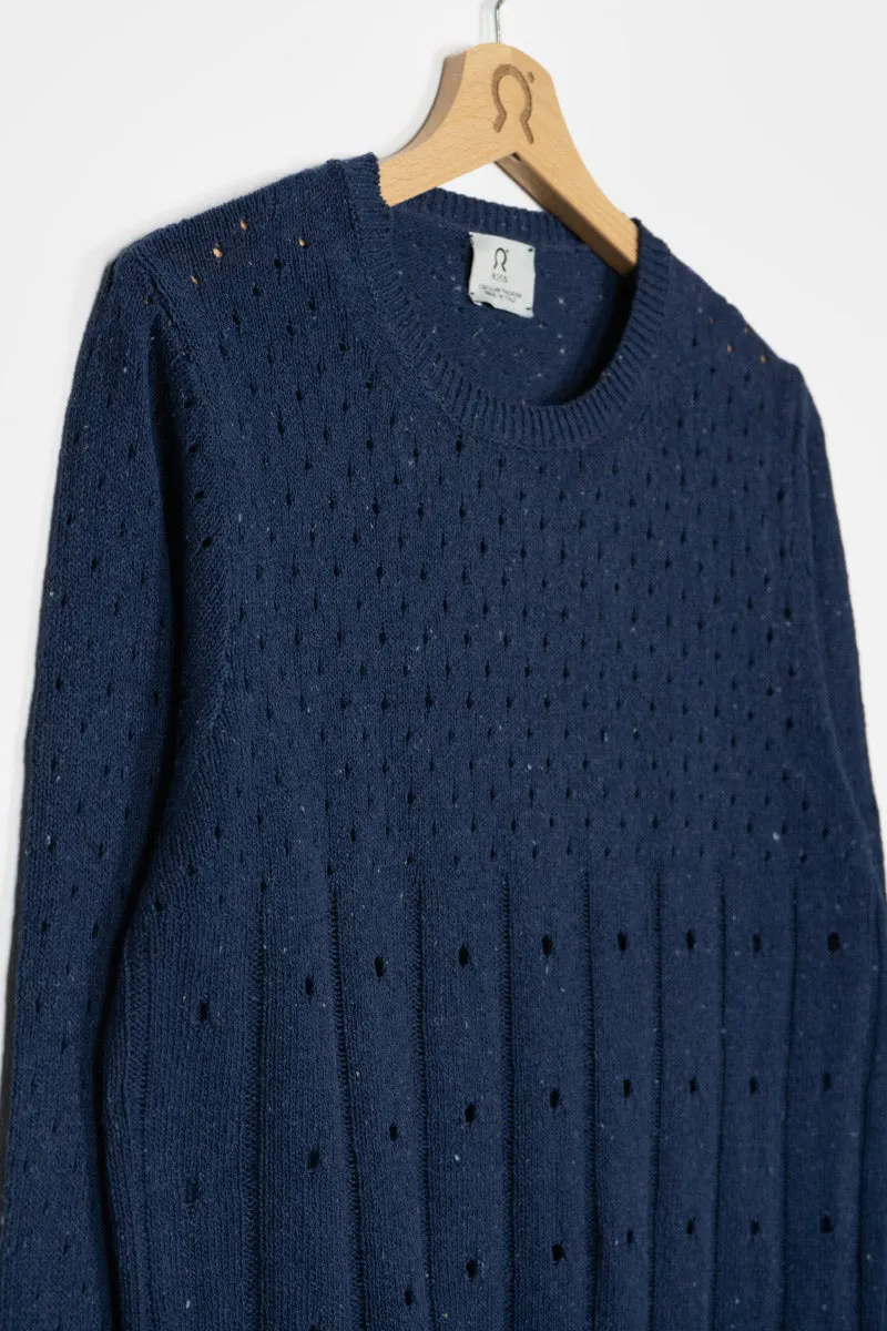 Mia Recycled Cotton Openwork Sweater