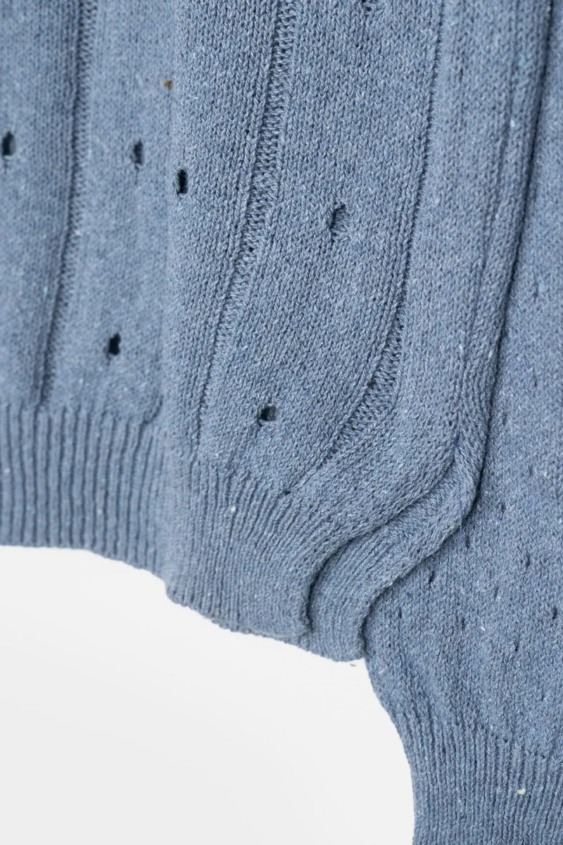 Mia Recycled Cotton Openwork Sweater