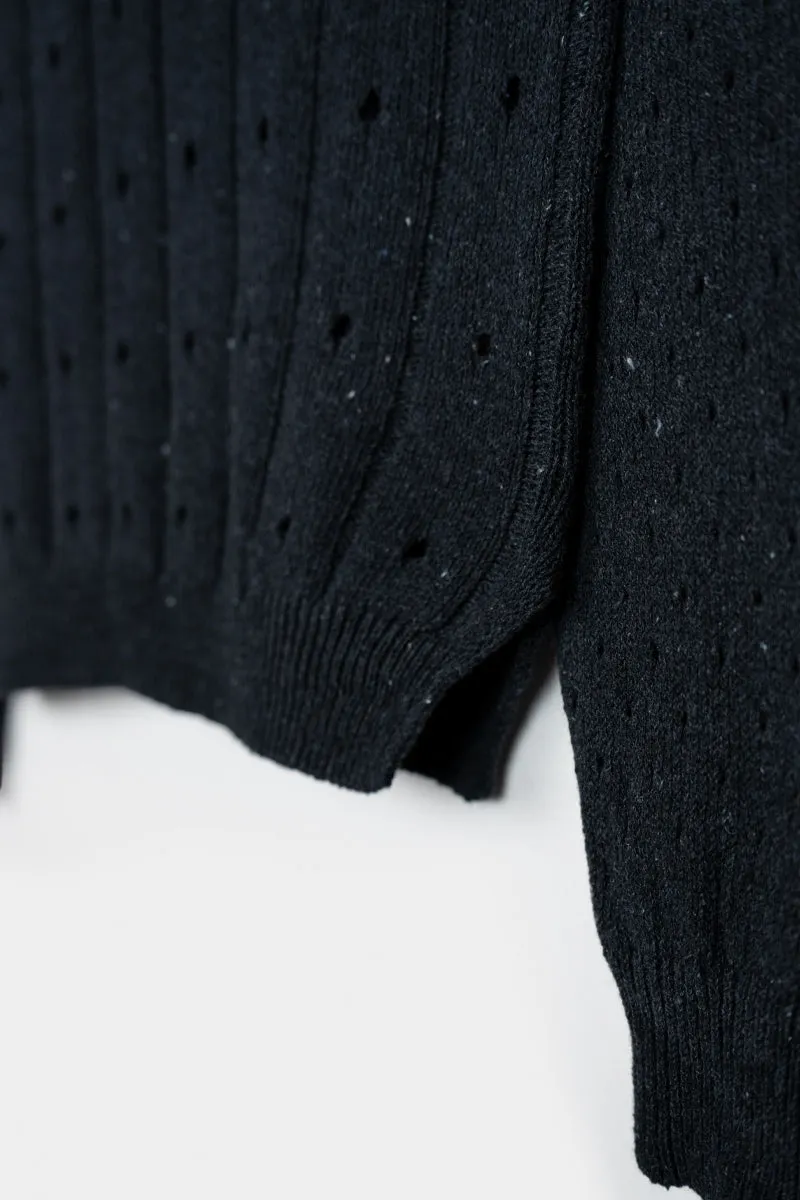 Mia Recycled Cotton Openwork Sweater