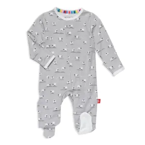 Modal Magnetic Footie - Baa Baa Baby - Gray