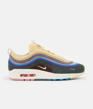 Nike Air Max 1/97 VF Sean Wotherspoon Shoes - Light Blue Fury / Lemon Wash - Vintage Green