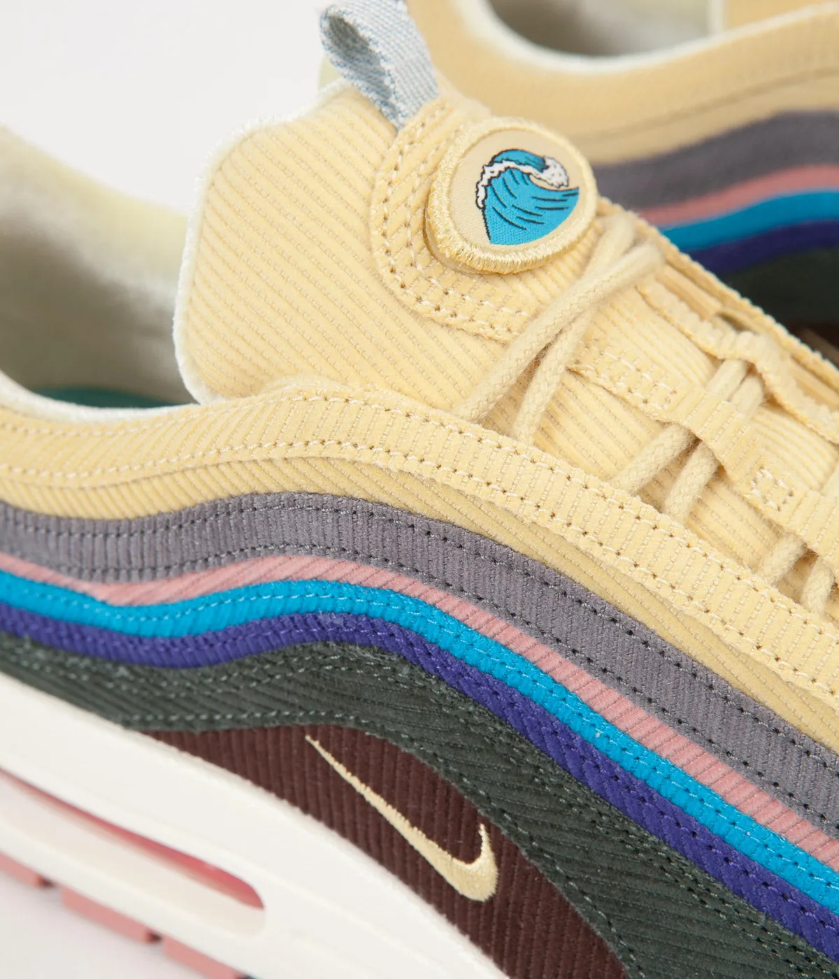 Nike Air Max 1/97 VF Sean Wotherspoon Shoes - Light Blue Fury / Lemon Wash - Vintage Green