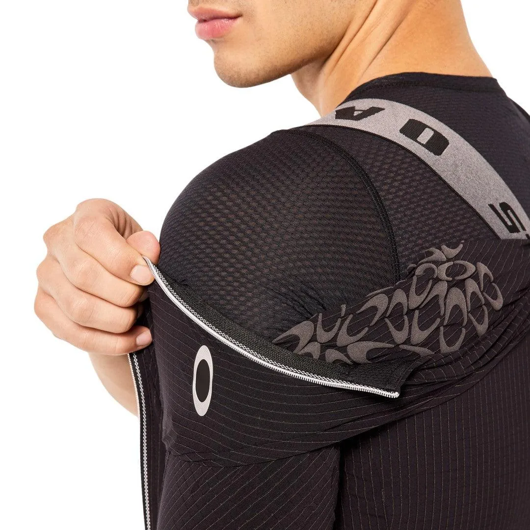 Oakley X Q36.5  Grid Skin Pinstripe Short Sleeve Jersey
