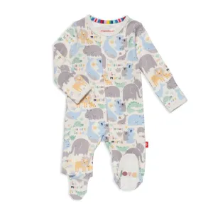 Organic Cotton Magnetic Footie - Little Lovin