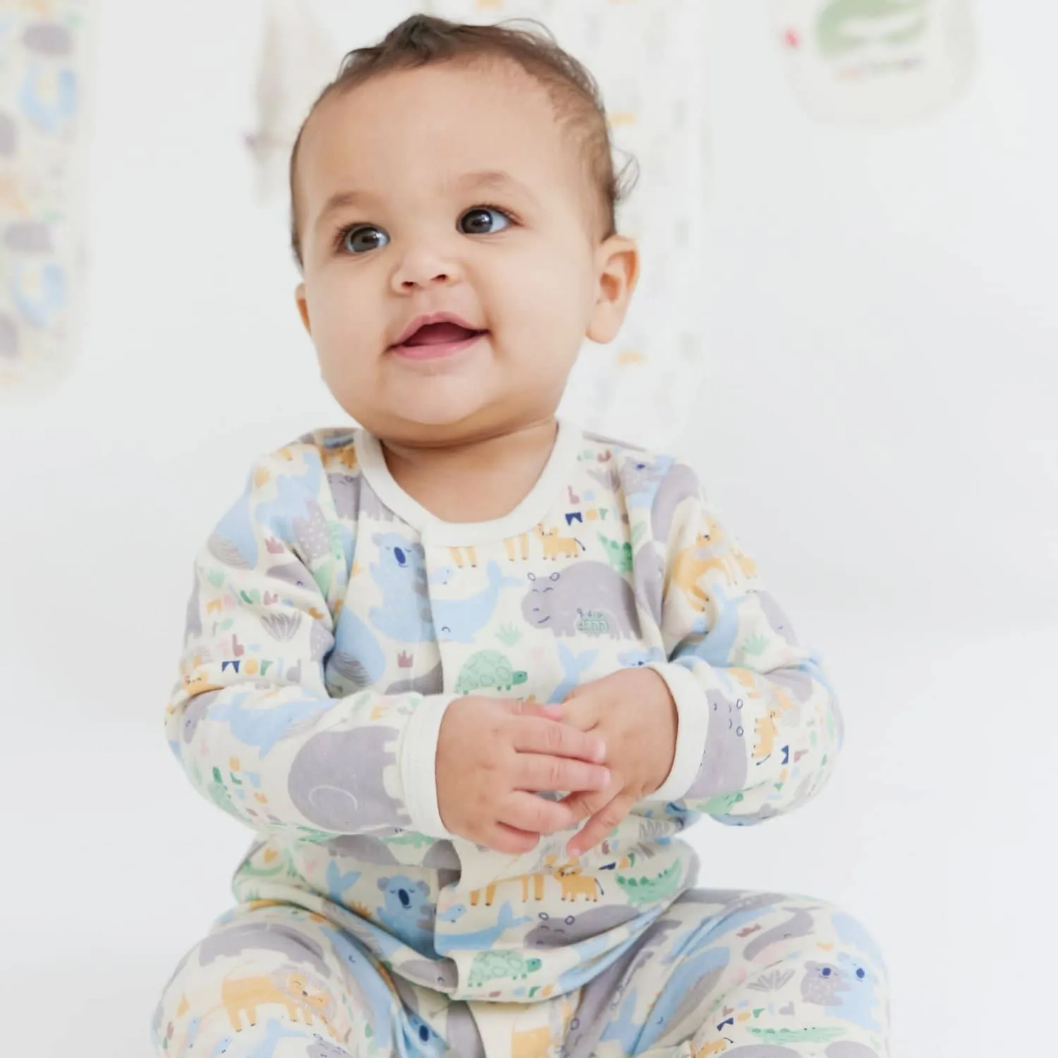 Organic Cotton Magnetic Footie - Little Lovin