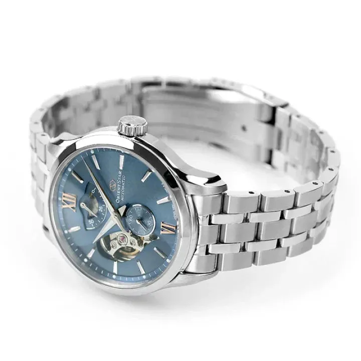 Orient Star Contemporary Layered Skeleton Men's Silver Watch RE-AV0B08L00B