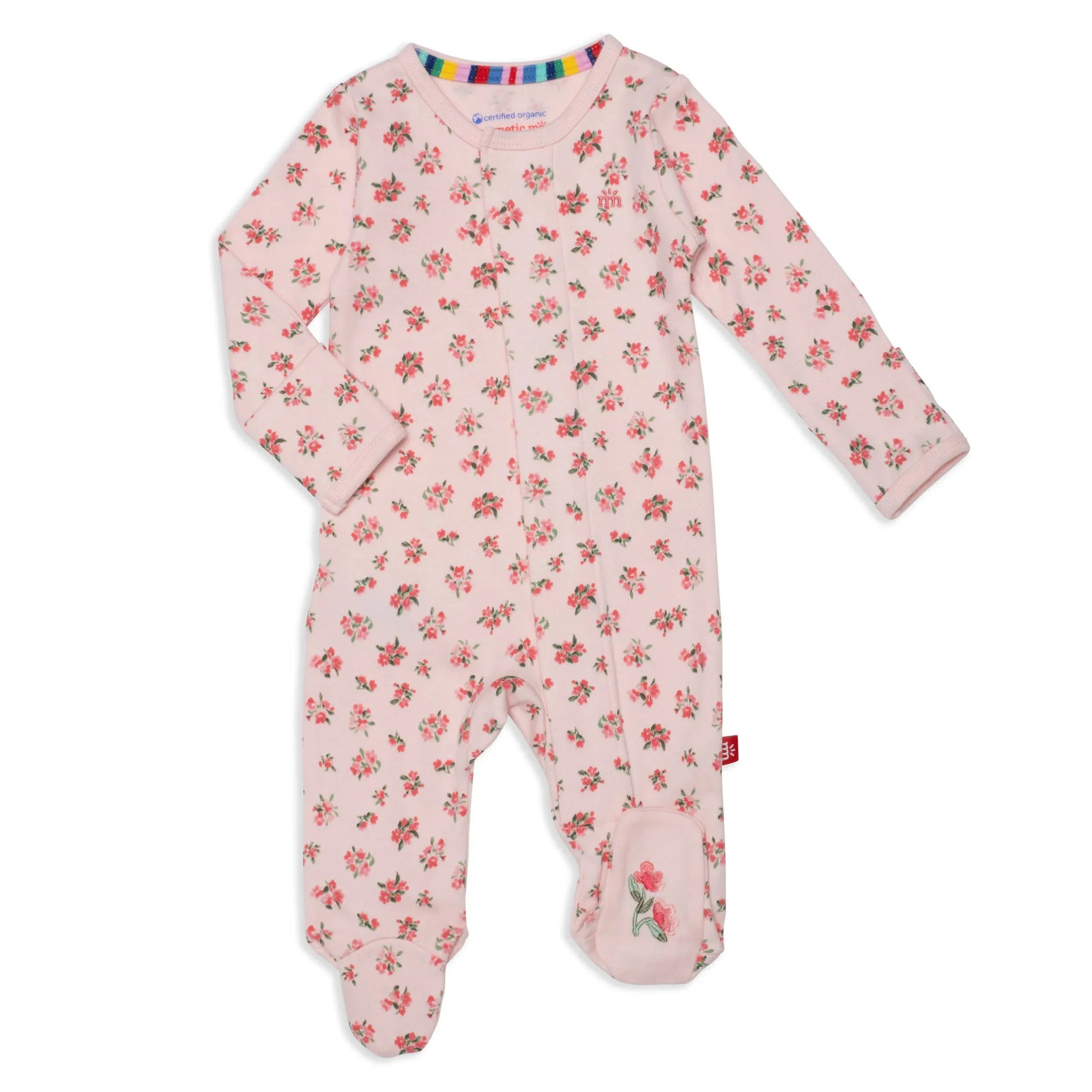 Pink Bouquet De Fleurs Magnetic Footie