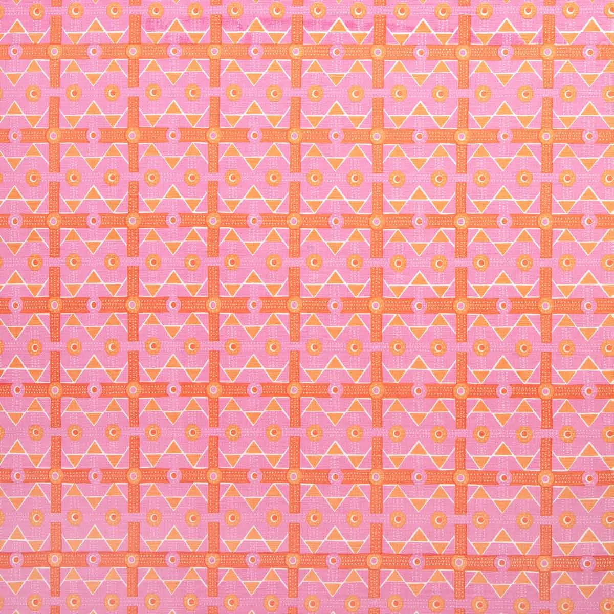 Pink Charbagh Fabric