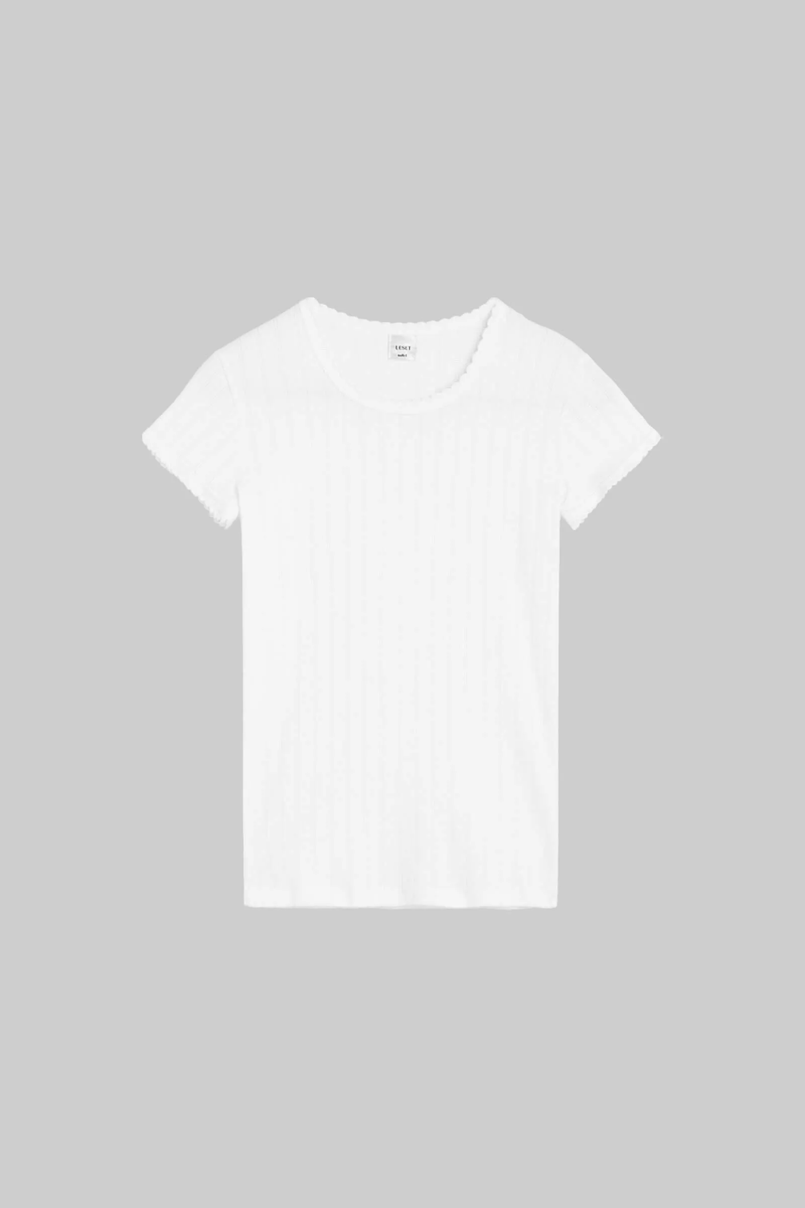Pointelle Slim Fit Tee
