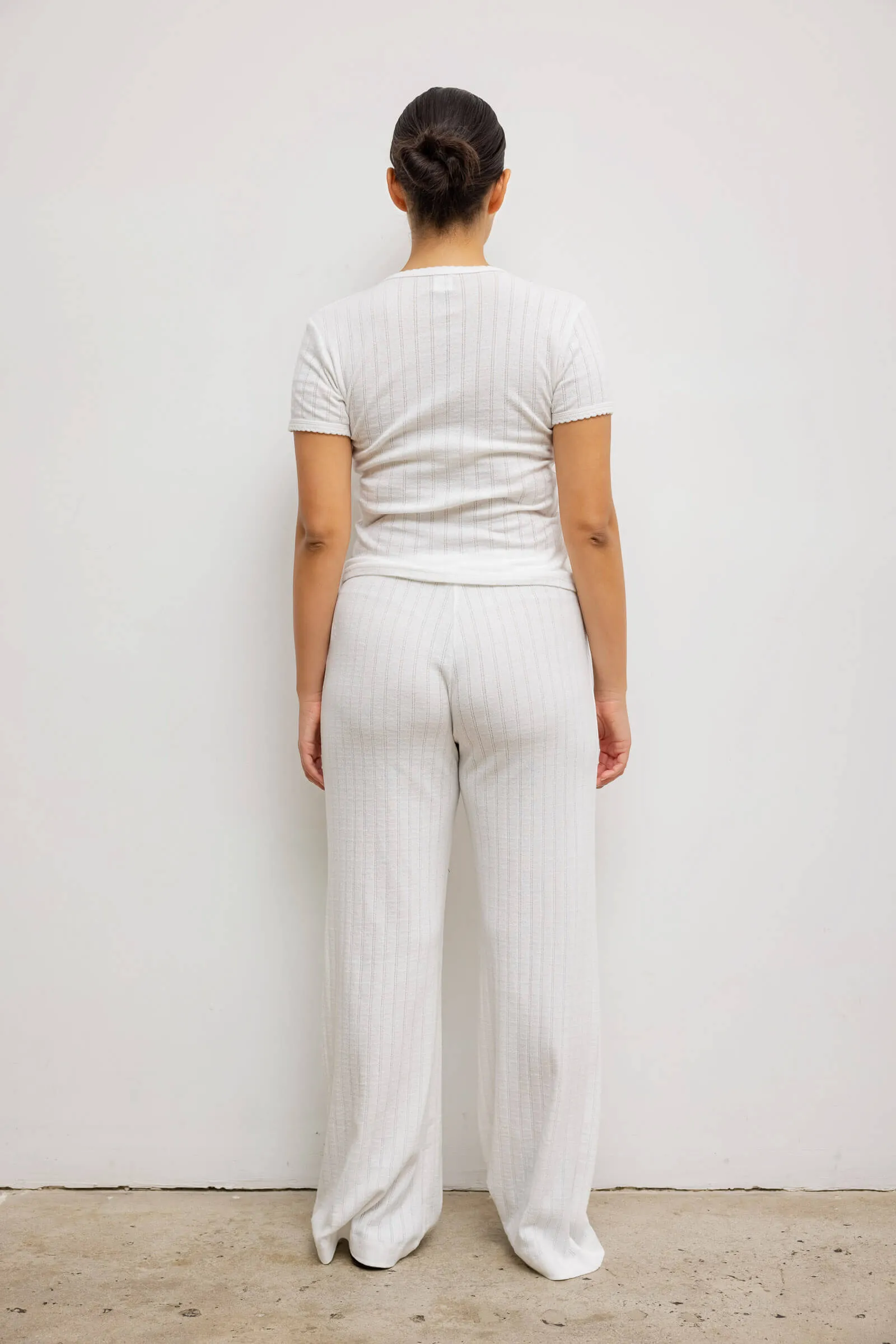 Pointelle Slim Fit Tee