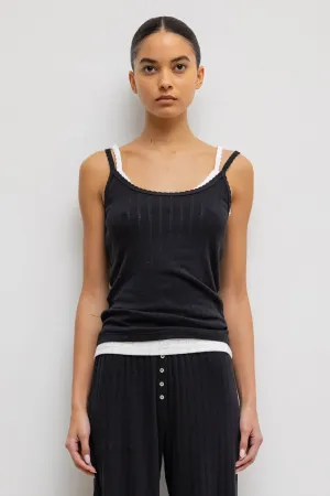 Pointelle Tank