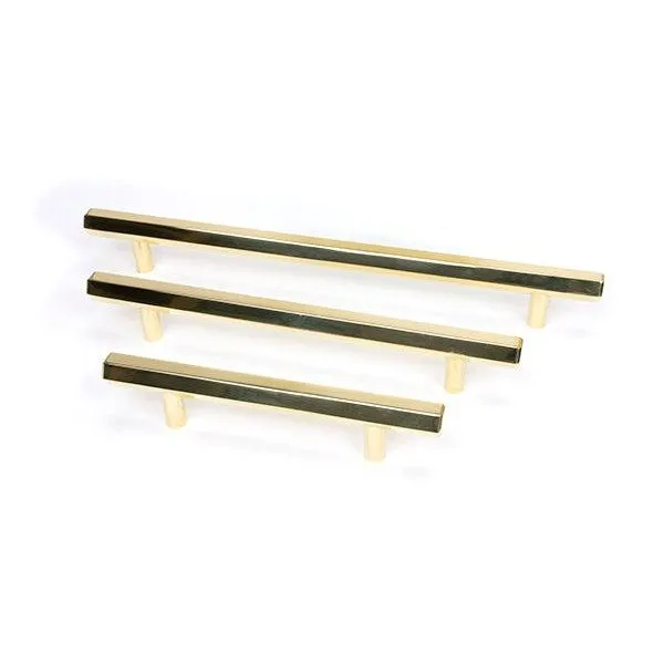Polished Brass Kahlo Pull Handle - Large | From The Anvil