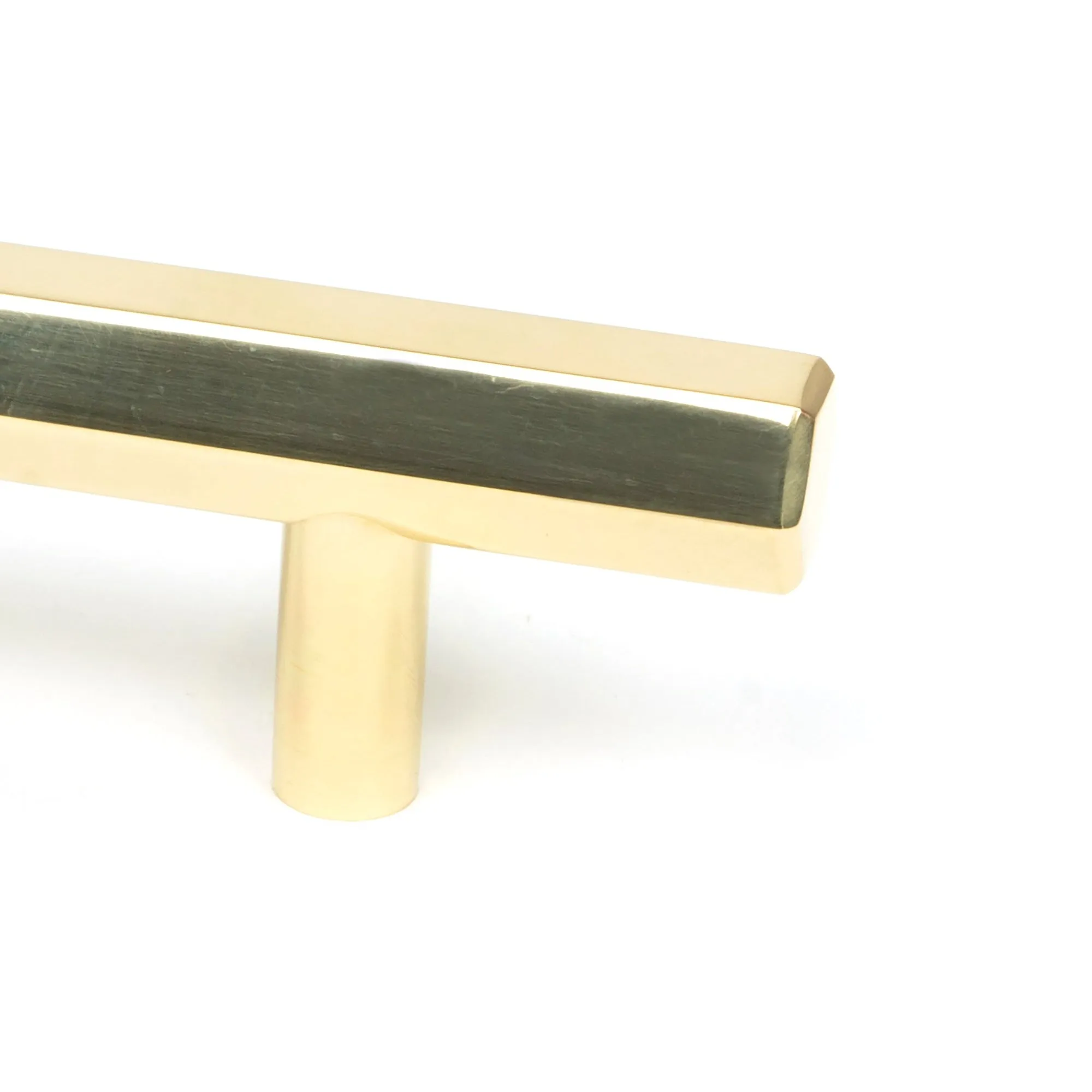 Polished Brass Kahlo Pull Handle - Large | From The Anvil