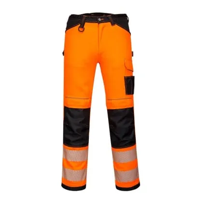 PW3 Hi Visibility Class 2 Work Trousers Portwest PW340