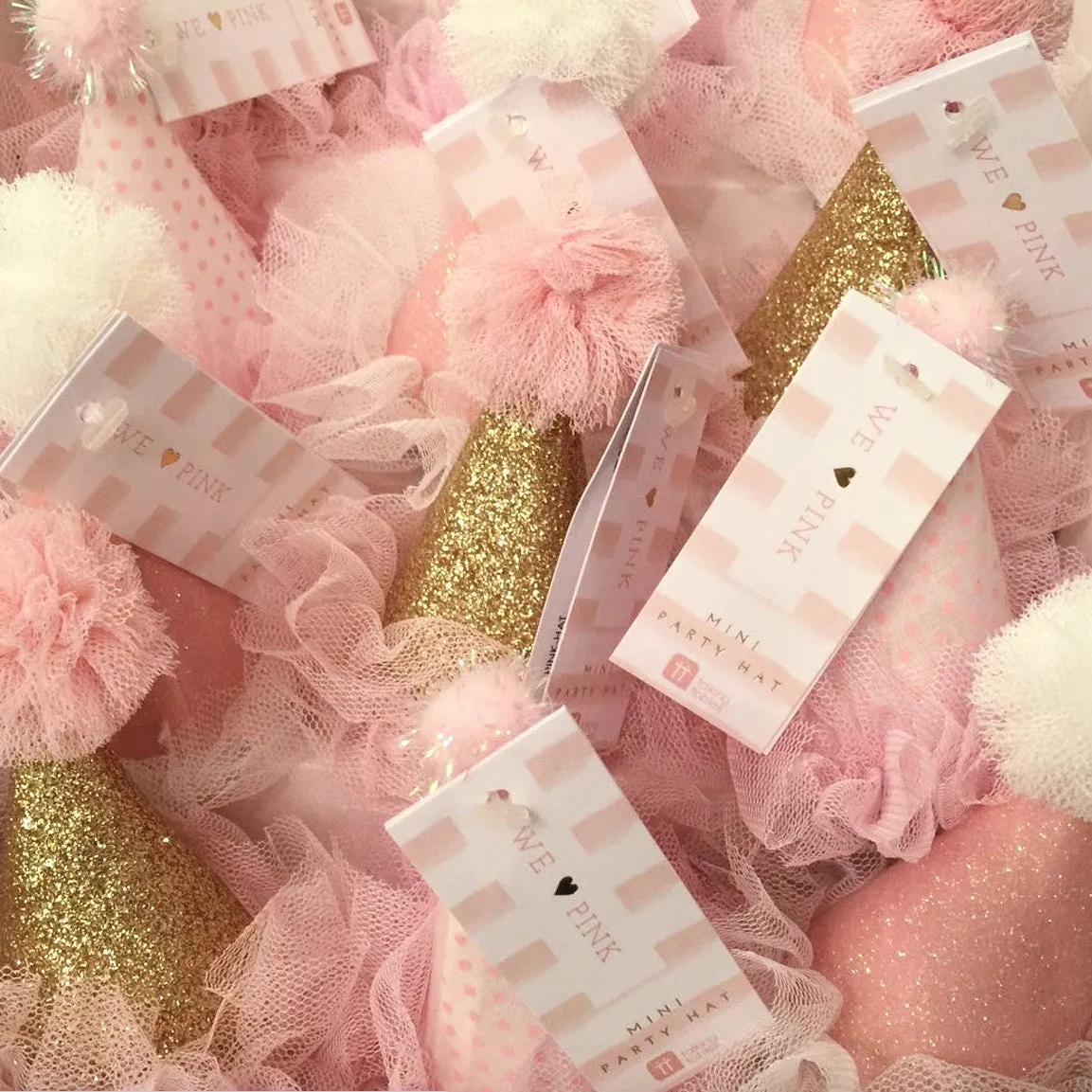 "We Heart Pink" Mini Hat