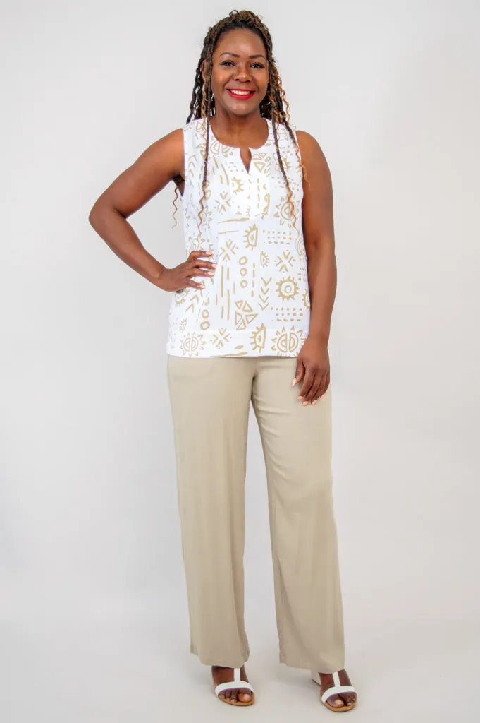 Scarlette Tank, Suna, Linen Bamboo