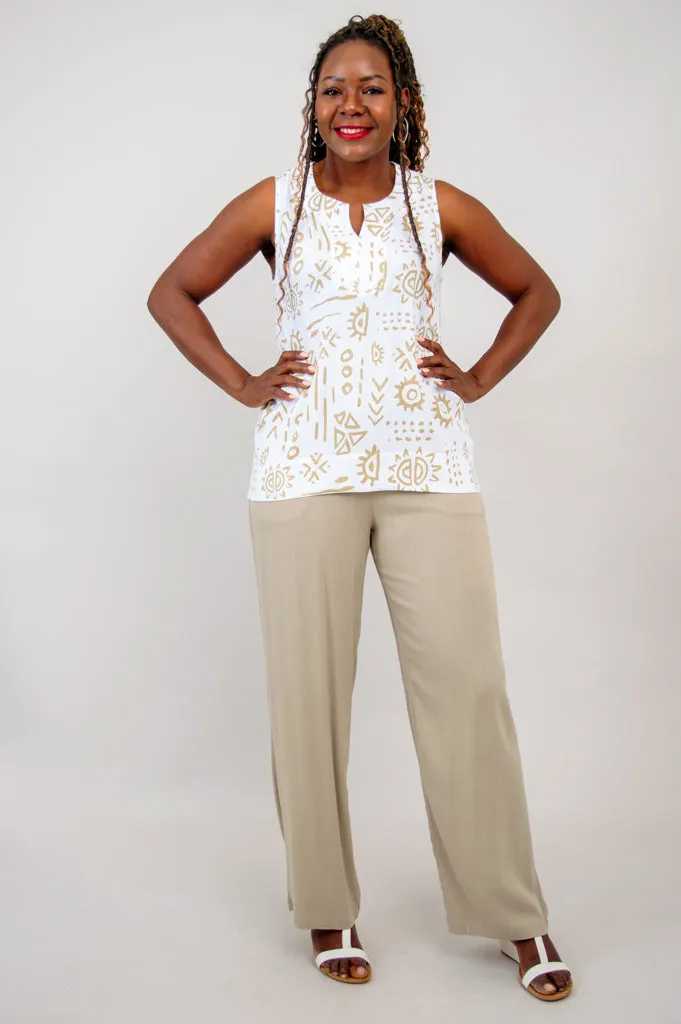 Scarlette Tank, Suna, Linen Bamboo