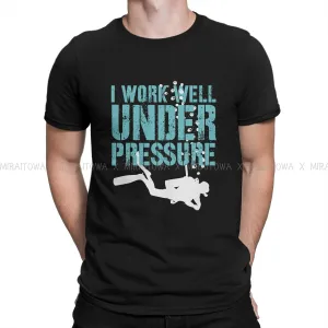 Scuba diving T-Shirt for Men | I Work Well Under Pressure