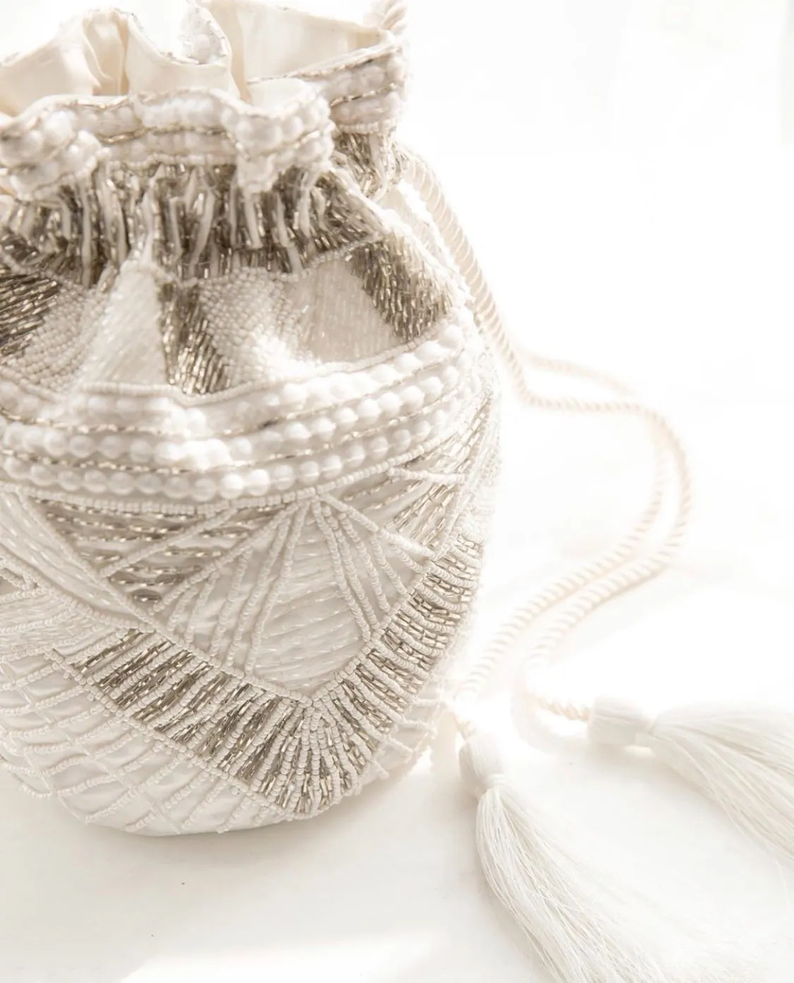 Sequin Fringe Purse