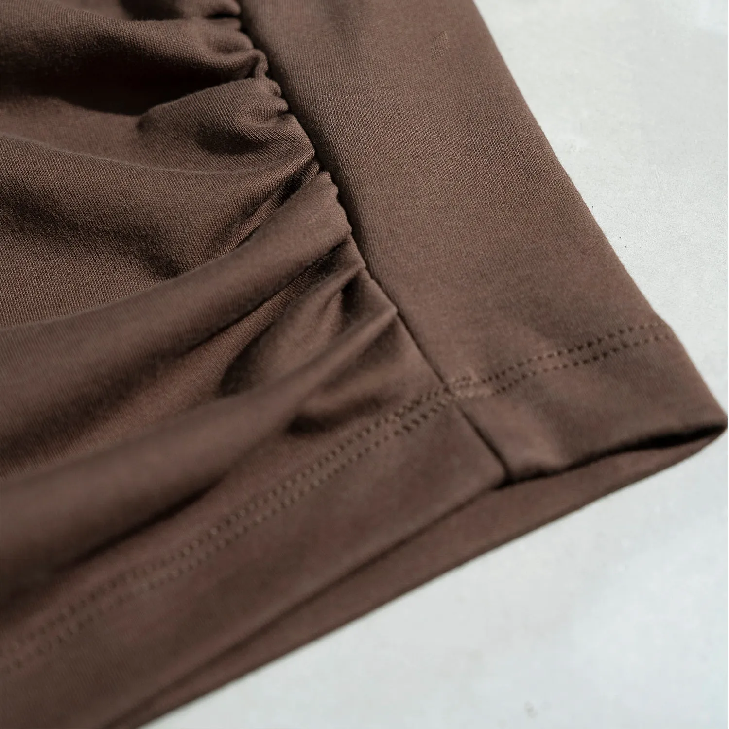 So Sweet Streetwear Fitted Ruched Waist Women's Top