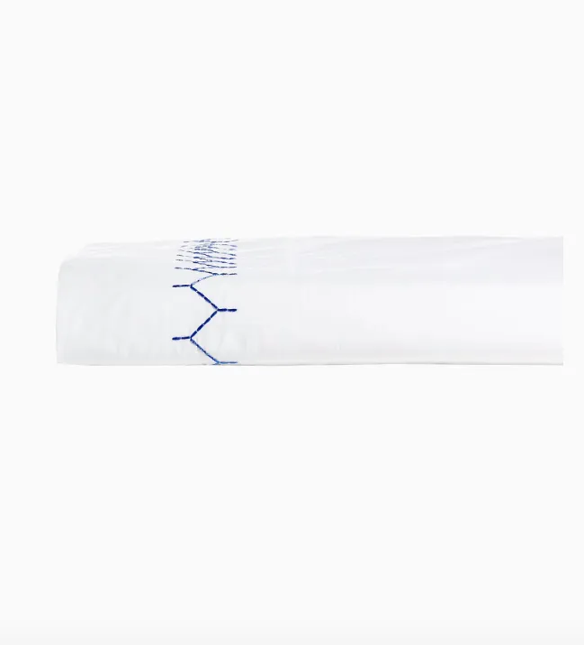 Stitched Indigo Sheet Sets by John Robshaw