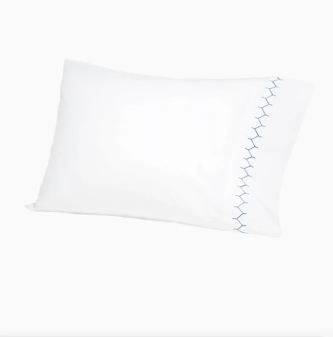 Stitched Indigo Sheet Sets by John Robshaw