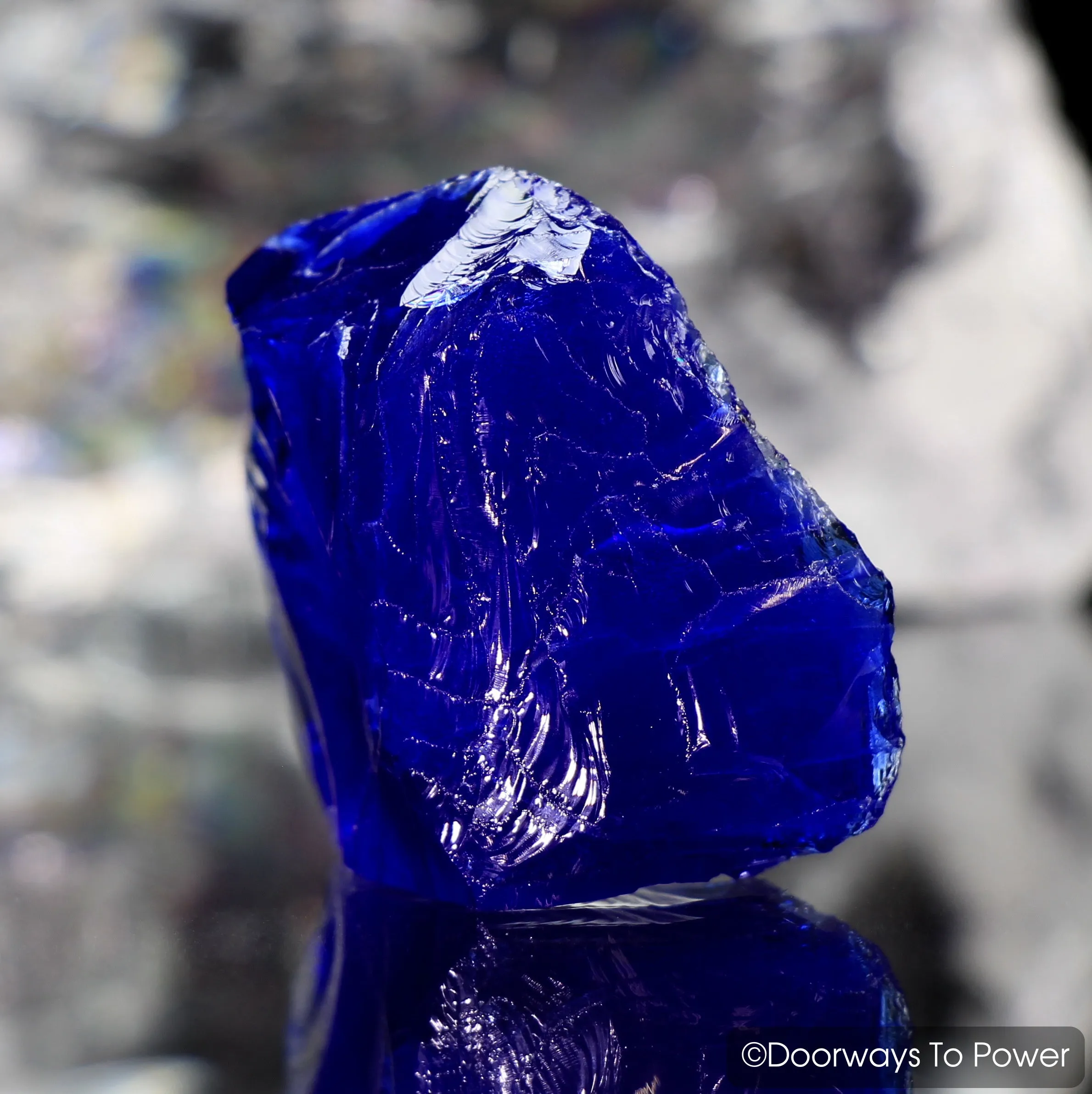 Tanzanite Fire Elestial Sapphire Monatomic Andara Crystal Glass
