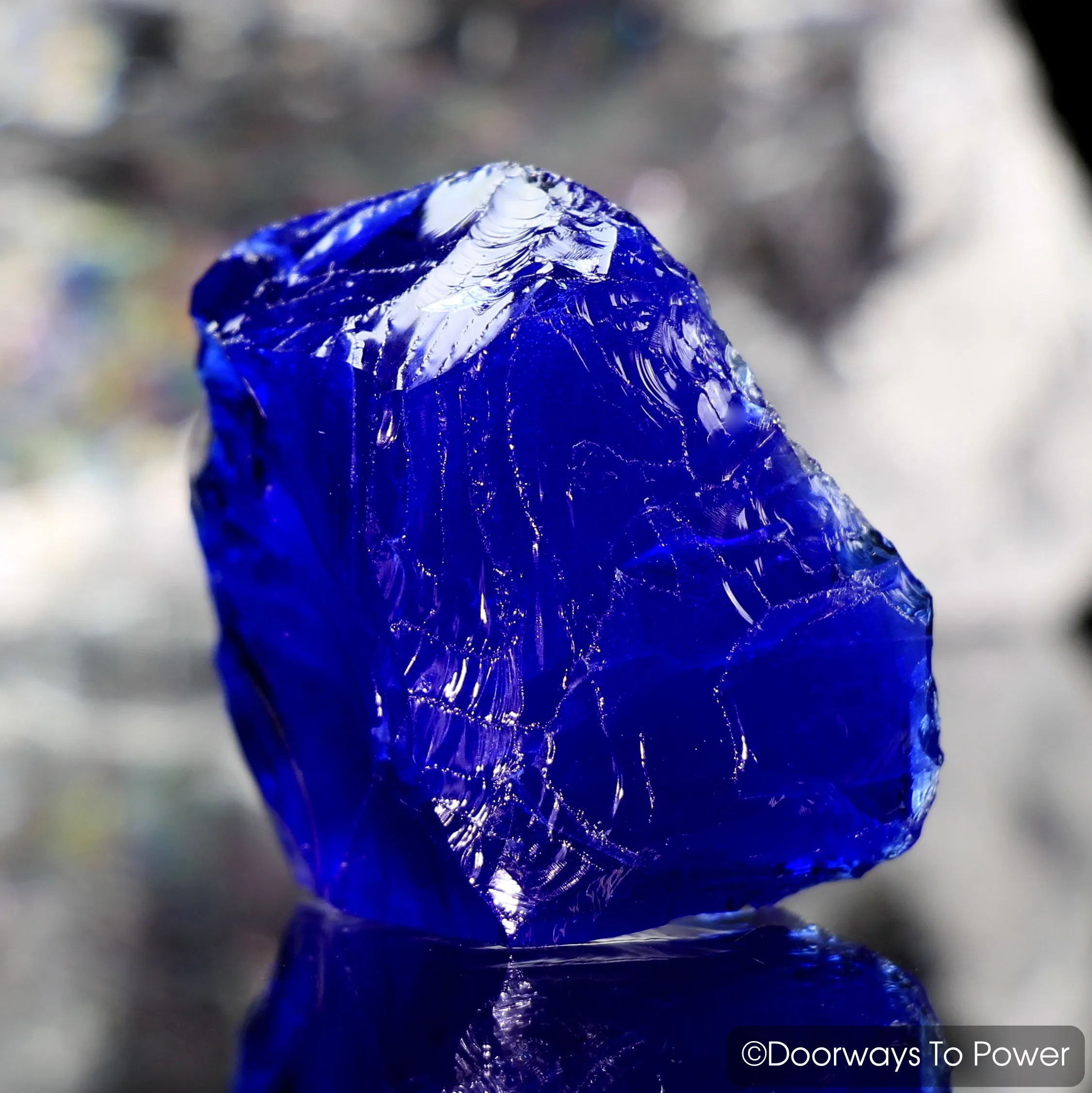 Tanzanite Fire Elestial Sapphire Monatomic Andara Crystal Glass