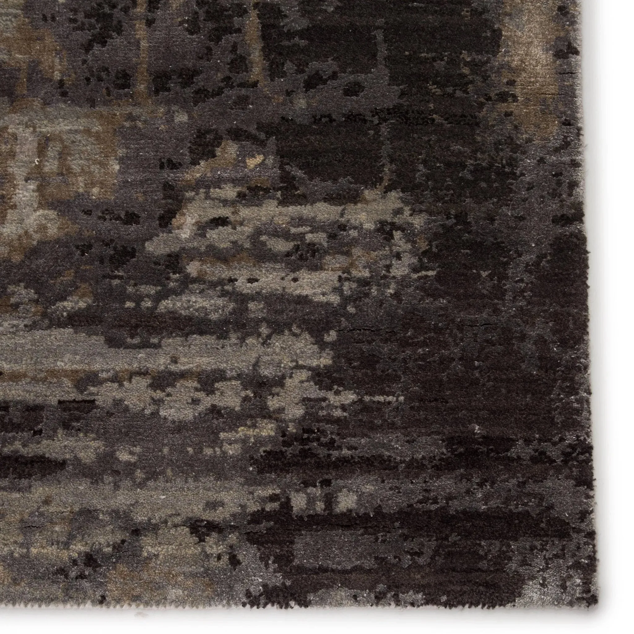 Tattvam by Kavi TVM03 Gray/Tan Rug