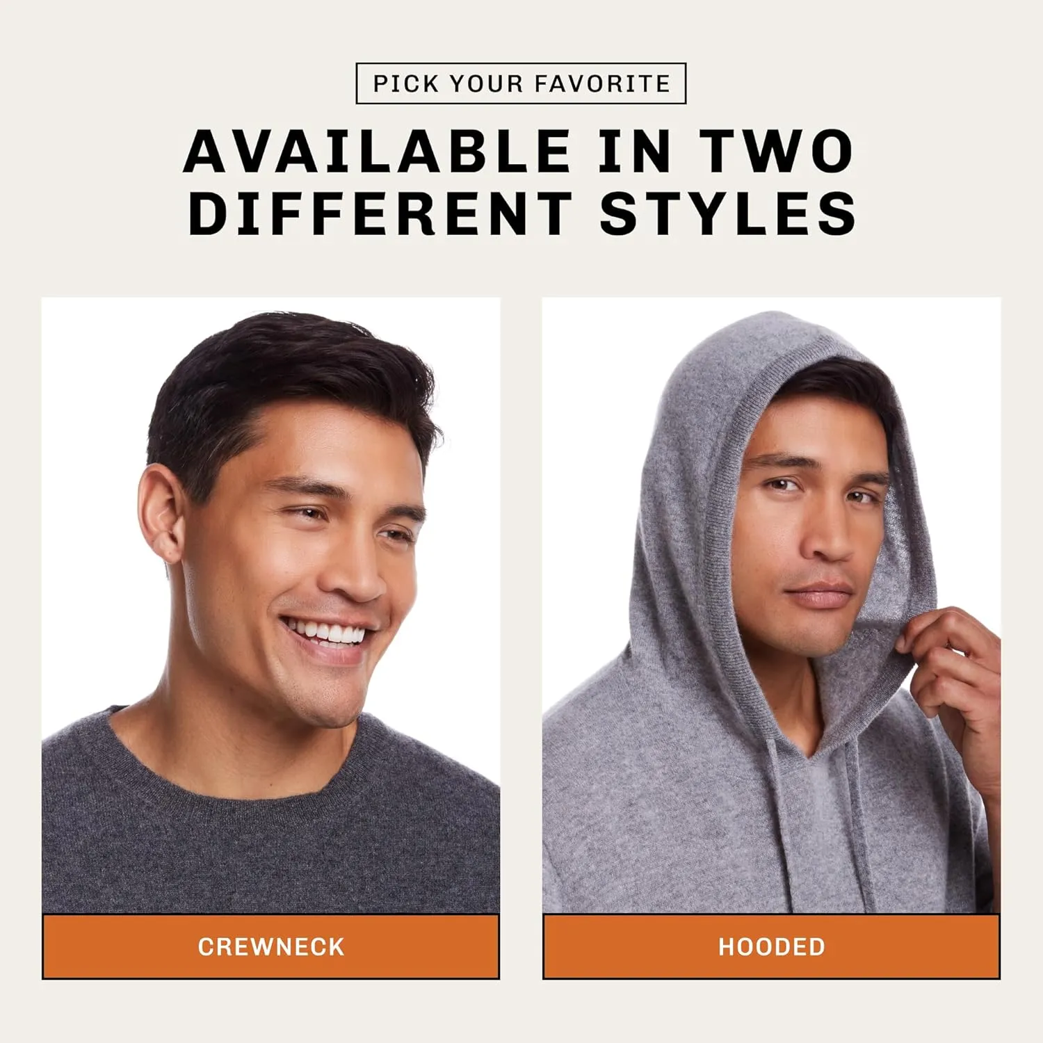 Weatherproof Vintage Men's 100% Cashmere Sweater  Ultra-Soft, Warm & Lightweight Pullover for All-Day Comfort (S-XXL)