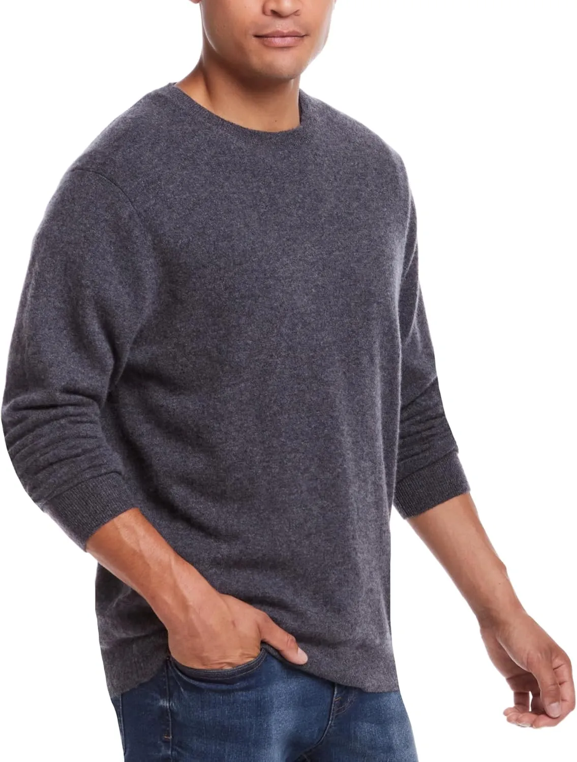 Weatherproof Vintage Men's 100% Cashmere Sweater  Ultra-Soft, Warm & Lightweight Pullover for All-Day Comfort (S-XXL)