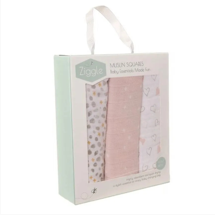 Ziggle - Dusky Pink Muslin Set